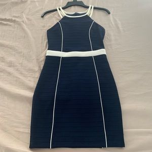 Guess Blue and White Dress